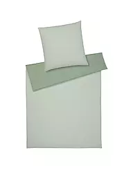 ELEGANTE | Biancheria da letto in flanella reversibile TENDER 140/200CM Verde | Verde chiaro