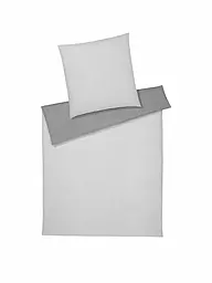 ELEGANTE | Biancheria da letto in flanella reversibile TENDER 140/200CM Verde | Grigio chiaro
