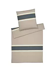 ELEGANTE | Biancheria da letto in flanella WHITMAN 70x90cm/140x200cm Beige Beige/Grigio | Beige