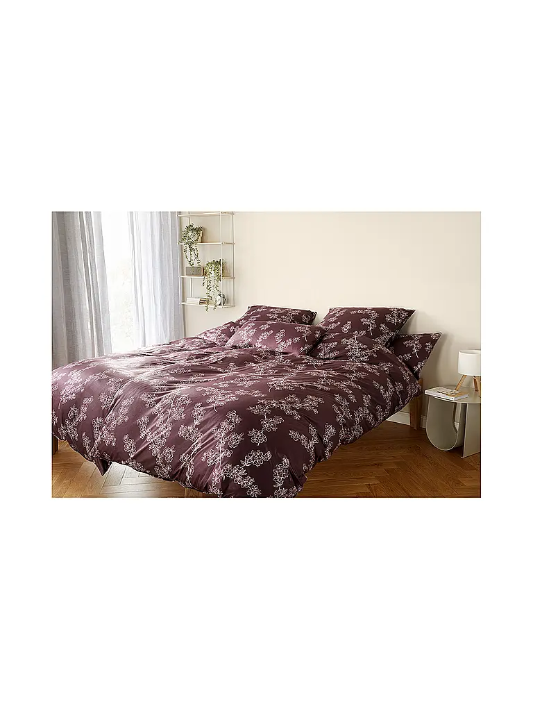 ELEGANTE | Biancheria da letto in jersey CHERRY BLOSSOM 140x200cm Poudre | Bacca