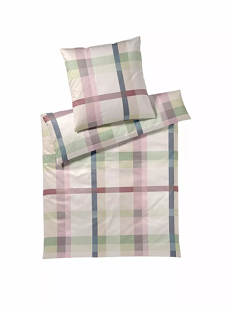 ELEGANTE | Biancheria da letto in raso 70x90cm/140x200cm NIGHT GARDEN Pastello | Rosa