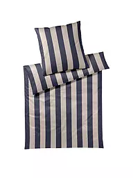 ELEGANTE | Biancheria da letto in raso 70x90cm/140x200cm NIGHT STRIPE Poudre | Grigio