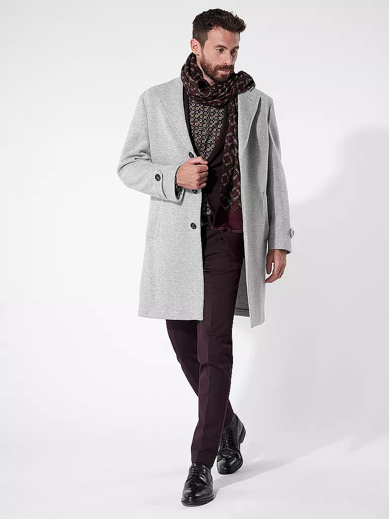 ELEVENTY | Cappotto di lana | Grigio chiaro