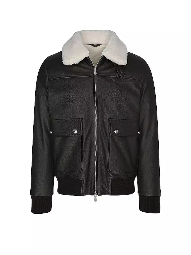ELEVENTY | Giacca di pelle | Marrone