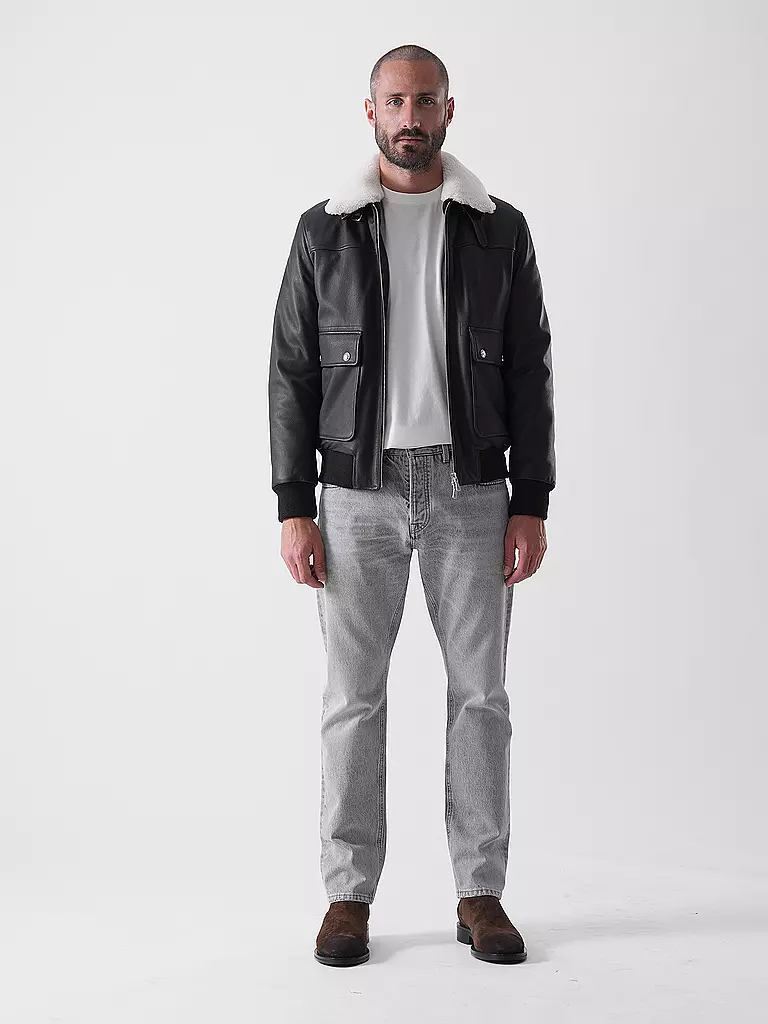 ELEVENTY | Giacca di pelle | Marrone