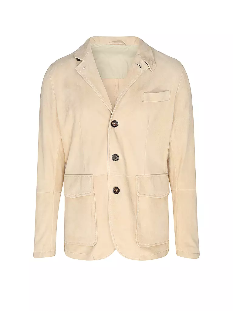 ELEVENTY | Giacca in pelle | Beige