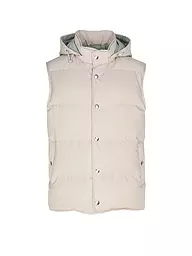 ELEVENTY | Gilet trapuntato in piuma | Beige