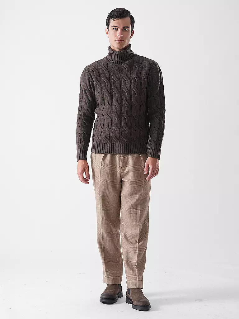 ELEVENTY | Rollkragenpullover | Marrone