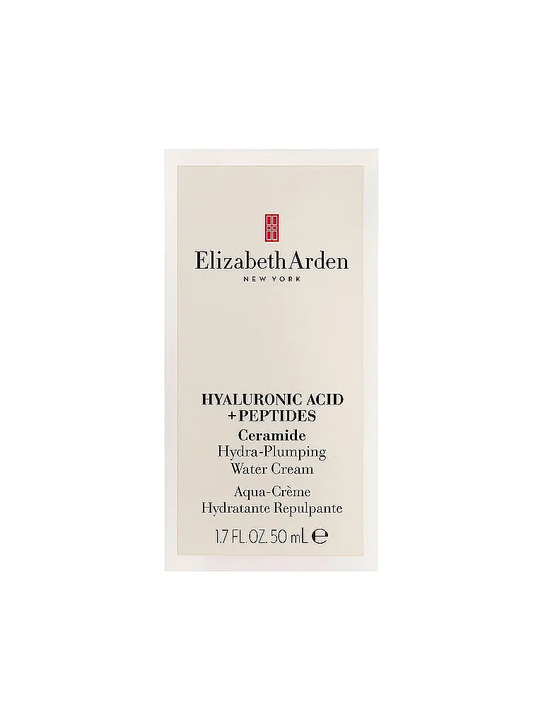 ELIZABETH ARDEN | Crema Acqua con Acido Ialuronico, Ceramidi e Peptidi 50ml | 
