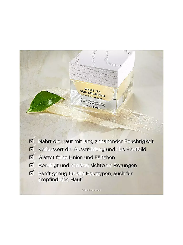 ELIZABETH ARDEN | White Tea Skin Solutions Replenishing Micro-Gel Cream 50ml |