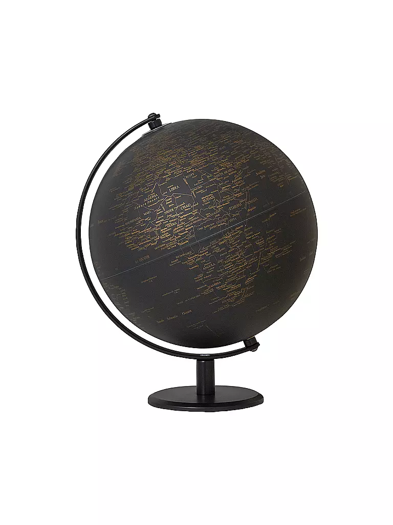 EMFORM | Globo da tavolo - Planet 25 cm nero/oro | Senza colore
