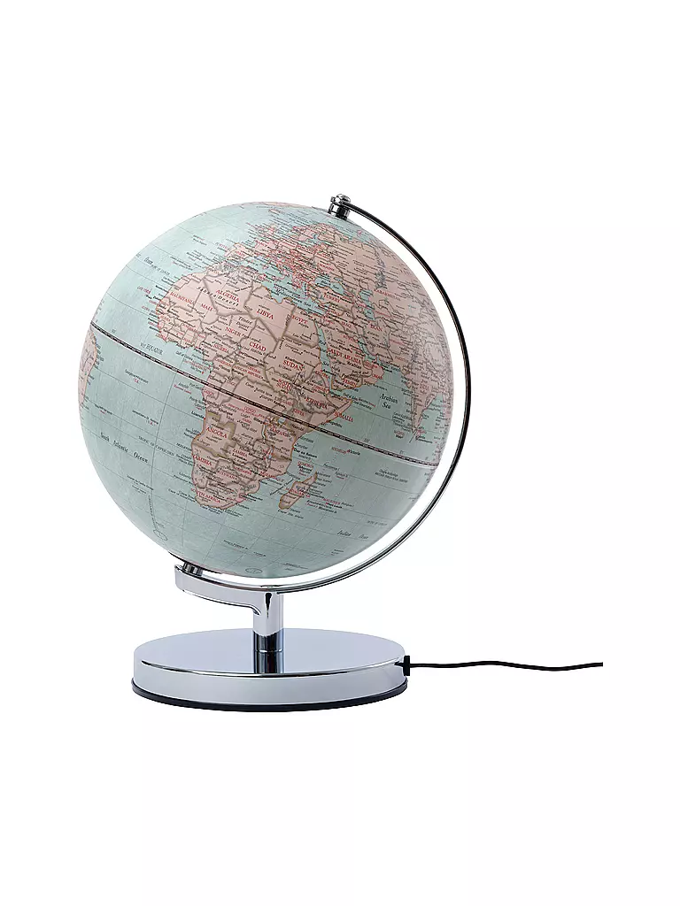 EMFORM | Globo luminoso Terra Light 25cm azzurro/argento | Senza colore