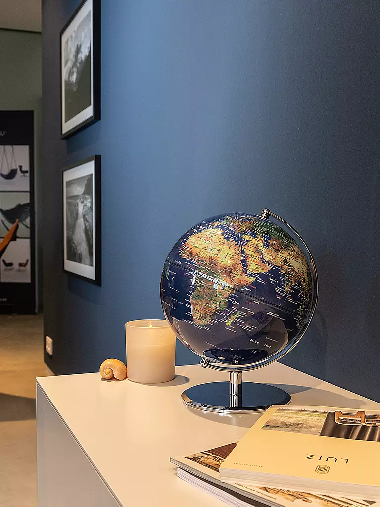 EMFORM | Tischglobus - Planet Physical 2 blau/grün | Senza colore