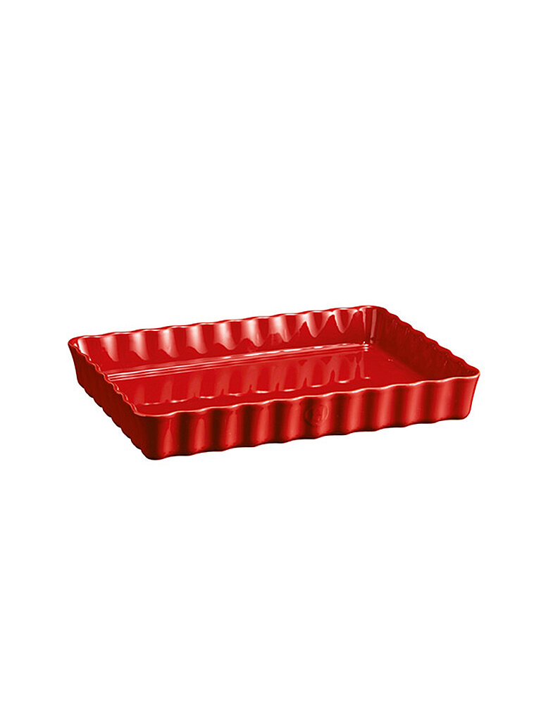 Teglia per crostata rettangolare 24x34 cm rosso scuro rosso scuro