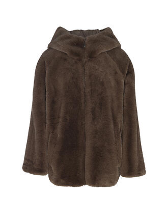 EMPORIO ARMANI | Giacca reversibile effetto pelliccia