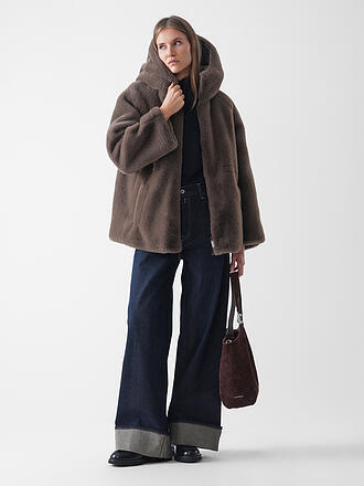 EMPORIO ARMANI | Giacca reversibile effetto pelliccia