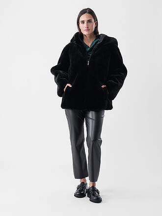 EMPORIO ARMANI | Giacca reversibile effetto pelliccia