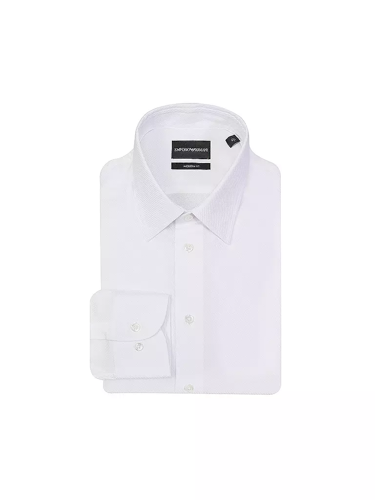 EMPORIO ARMANI | Camicia Slim Fit | Bianco