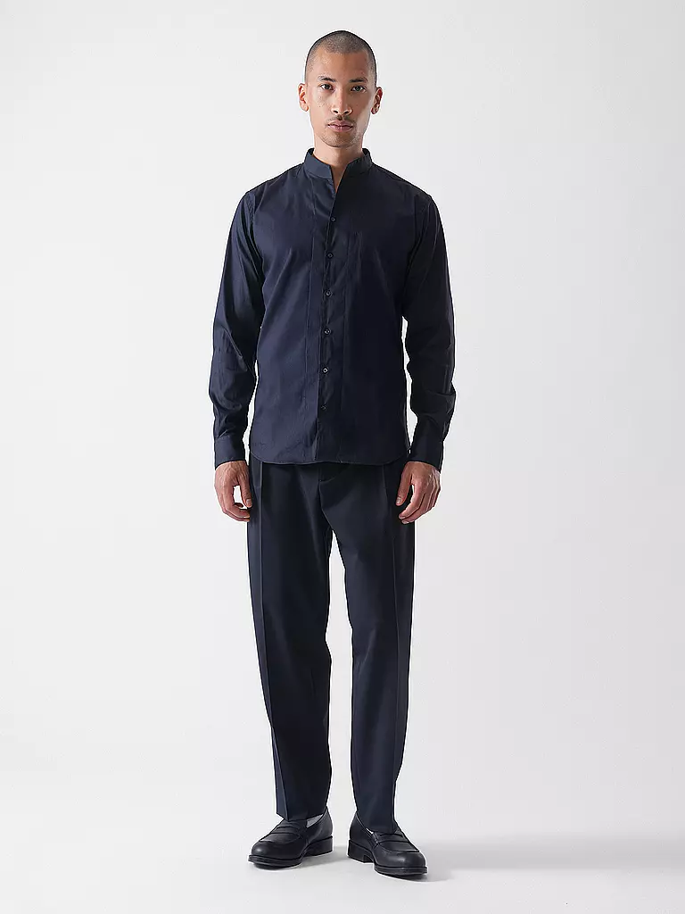 EMPORIO ARMANI | Camicia Slim Fit | Blu scuro