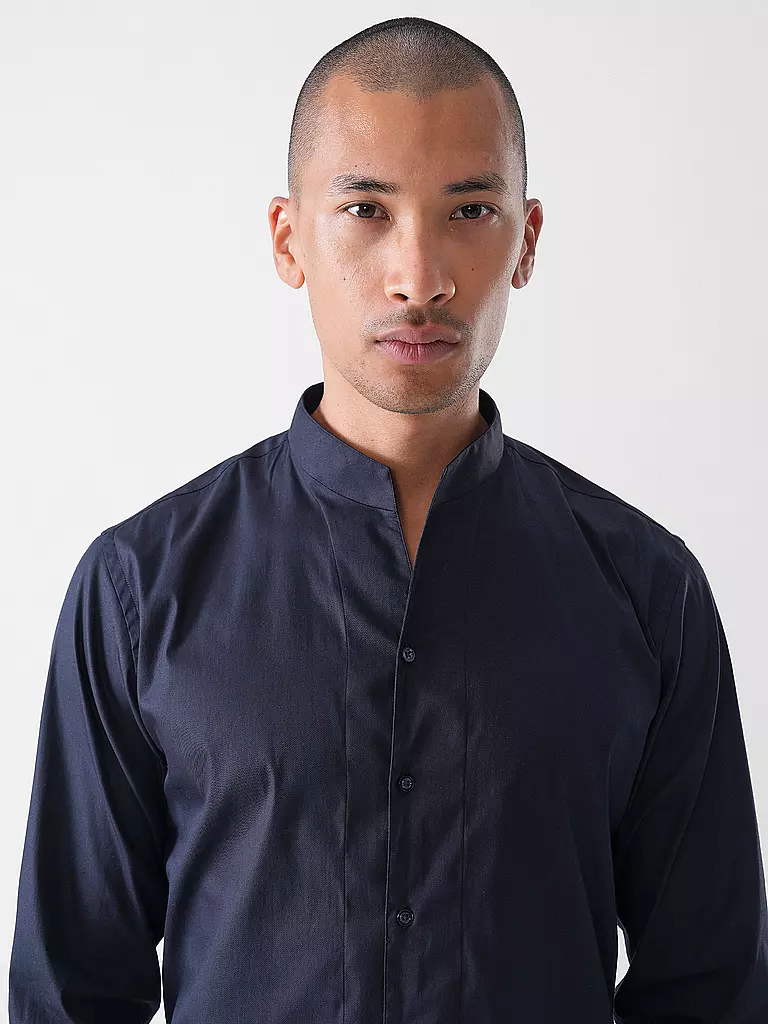 EMPORIO ARMANI | Camicia Slim Fit | Blu scuro
