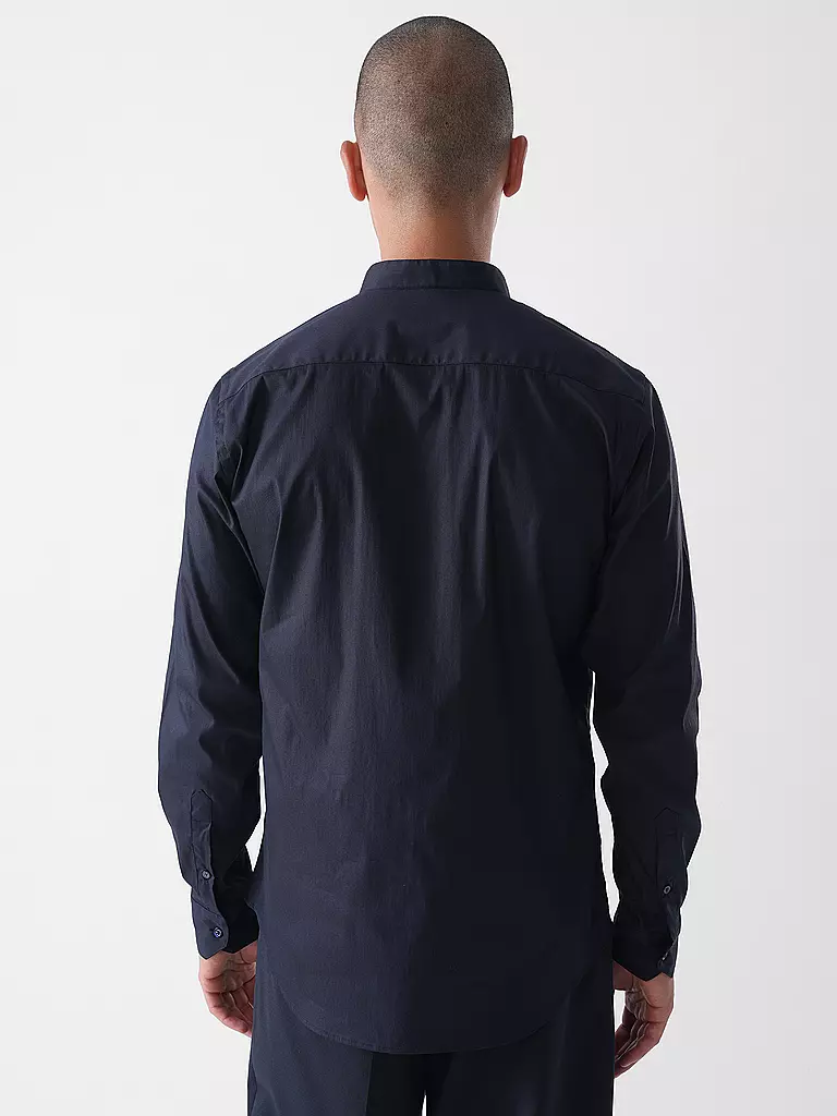 EMPORIO ARMANI | Camicia Slim Fit | Blu scuro