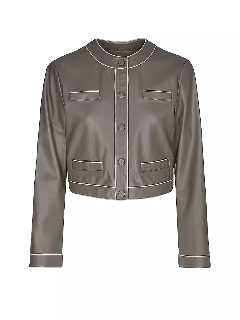 EMPORIO ARMANI | Giacca in pelle | Marrone