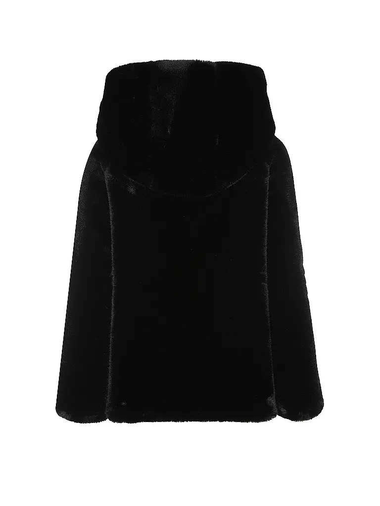 EMPORIO ARMANI | Giacca reversibile effetto pelliccia | Nero
