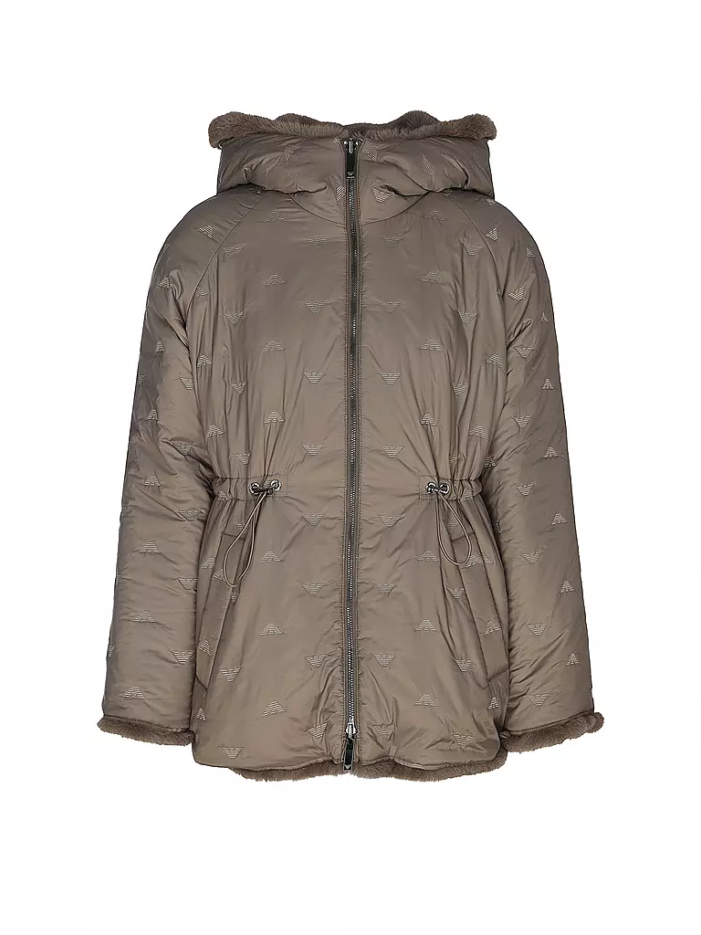 EMPORIO ARMANI | Giacca reversibile effetto pelliccia | 