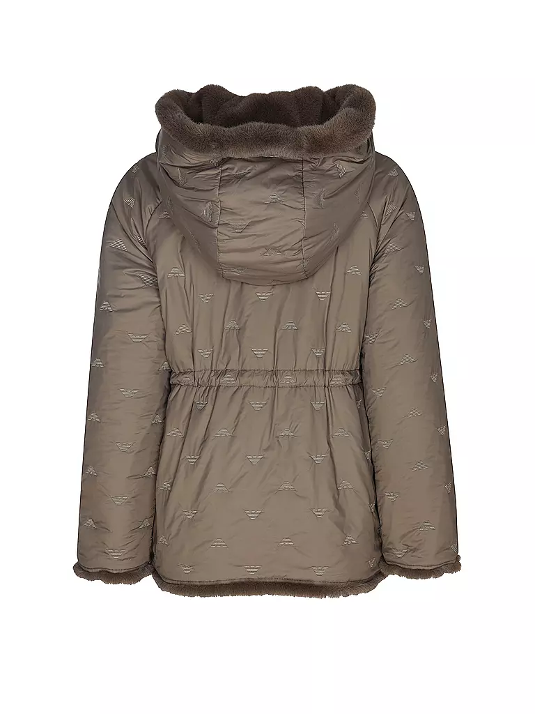 EMPORIO ARMANI | Giacca reversibile effetto pelliccia | 