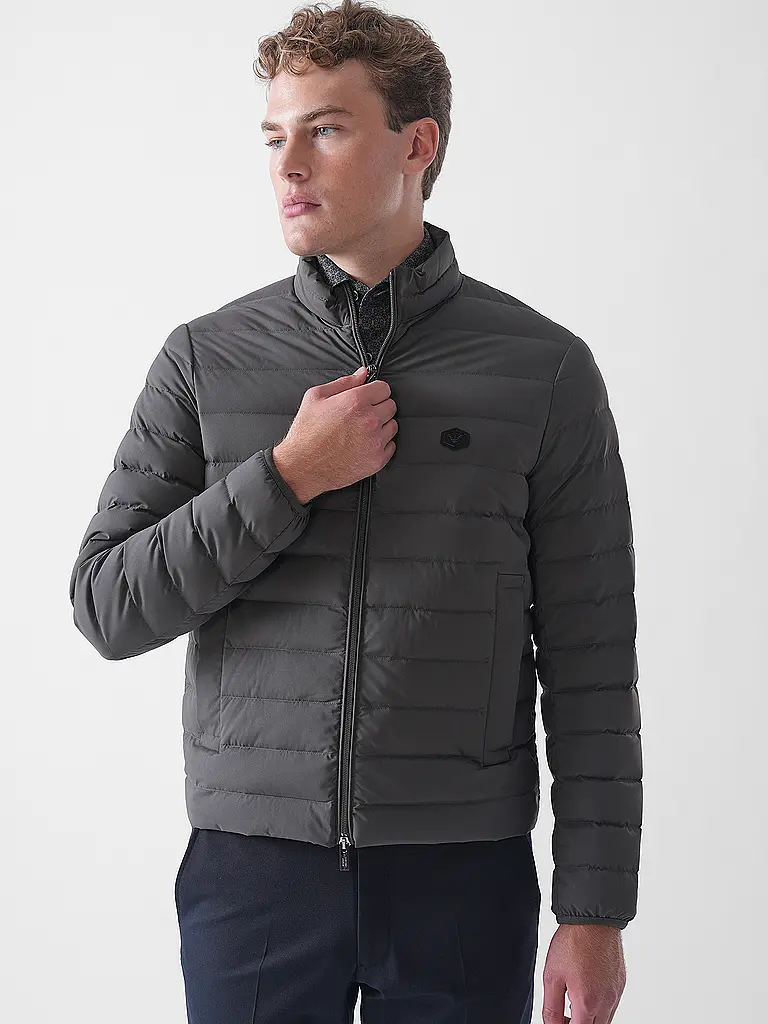 EMPORIO ARMANI | Giacca trapuntata leggera ESSENTIAL | Grigio