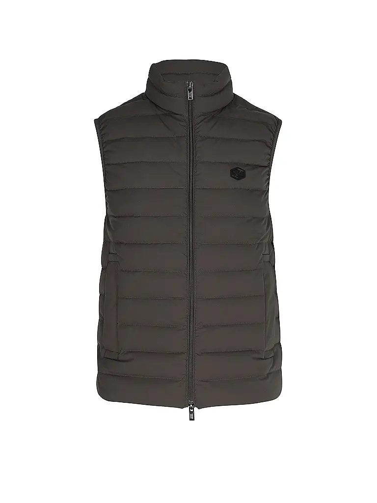 EMPORIO ARMANI | Gilet trapuntato in piuma ESSENTIAL | Grigio
