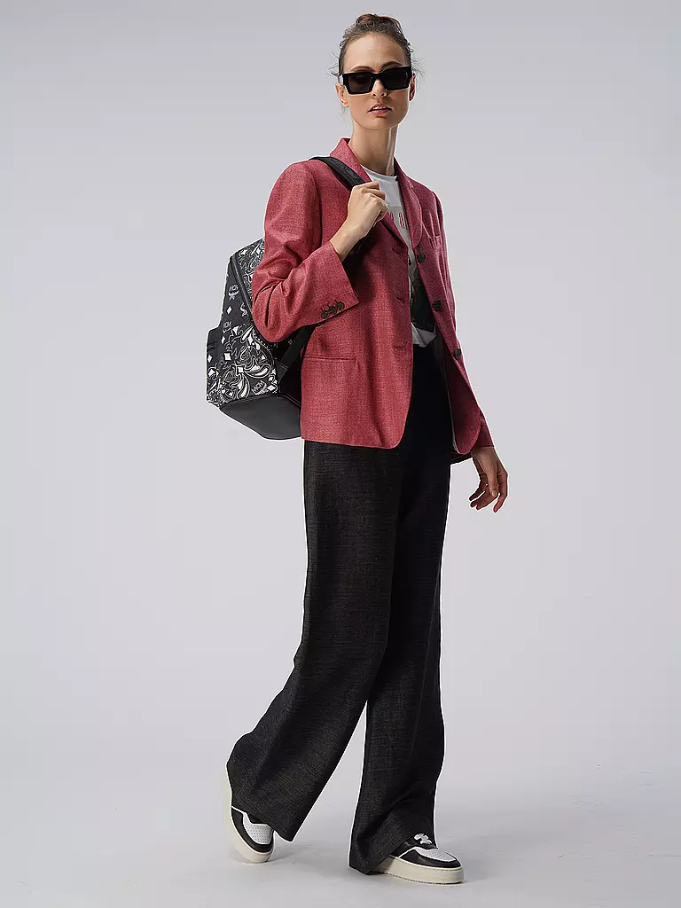 EMPORIO ARMANI | Pantaloni wide fit | Nero