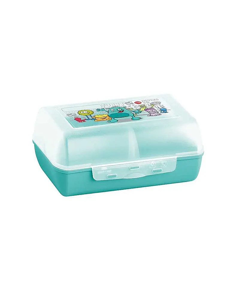 EMSA | Set regalo 2 pz. Lunchbox e borraccia MONSTER Turchese | 