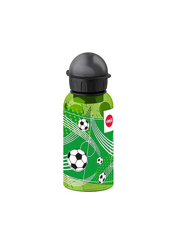 EMSA | Set regalo 2 pz. Lunchbox e borraccia SOCCER Nero | 