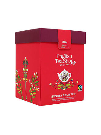 ENGLISH TEA SHOP | English Breakfast, BIO Fairtrade, Tè sfuso, confezione da 80g