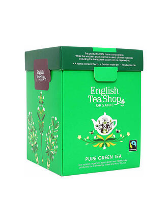 ENGLISH TEA SHOP | Tè verde, BIO Fairtrade, Tè sfuso, confezione da 80 g