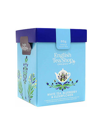ENGLISH TEA SHOP | Miscela di tè biologico Tè bianco, mirtillo e sambuco 80g