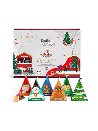 ENGLISH TEA SHOP | Regalo di tè Let it Snow 12 Piramidi Bianco