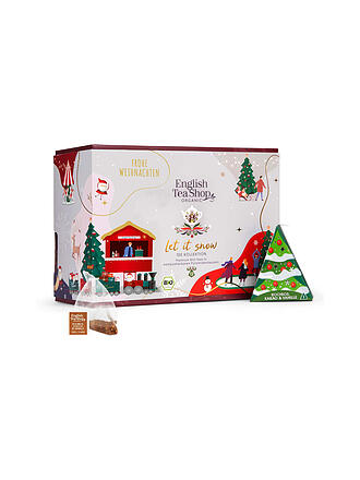 ENGLISH TEA SHOP | Regalo di tè Let it Snow 12 Piramidi Bianco