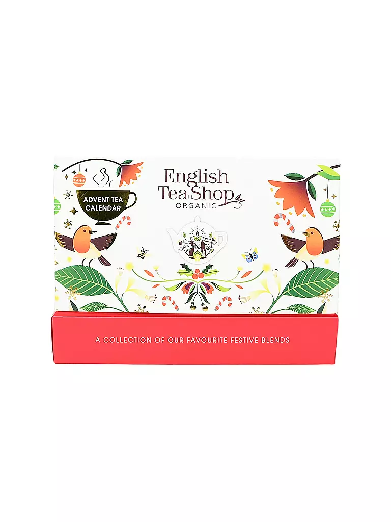 ENGLISH TEA SHOP | Calendario dell'Avvento del tè Register Bio 24 bustine | Bianco