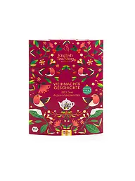 ENGLISH TEA SHOP | Calendario dell'Avvento di tè 24 bustine natalizie | Rosso scuro