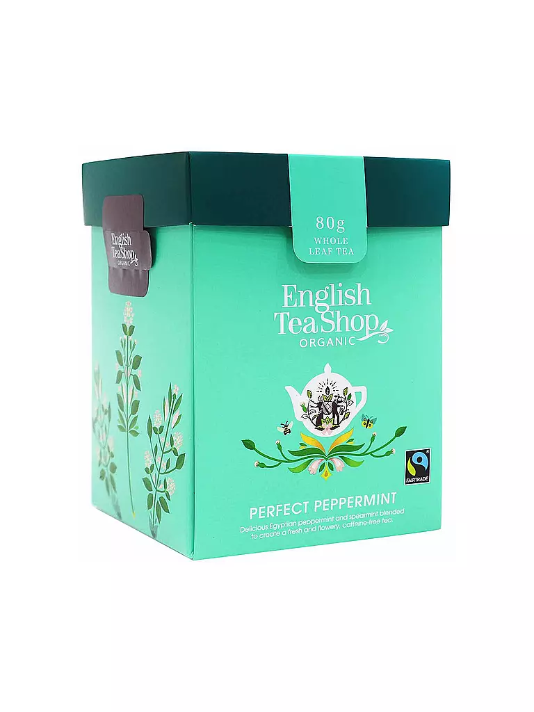 ENGLISH TEA SHOP | Tè biologico alla menta piperita 80g | Multicolore