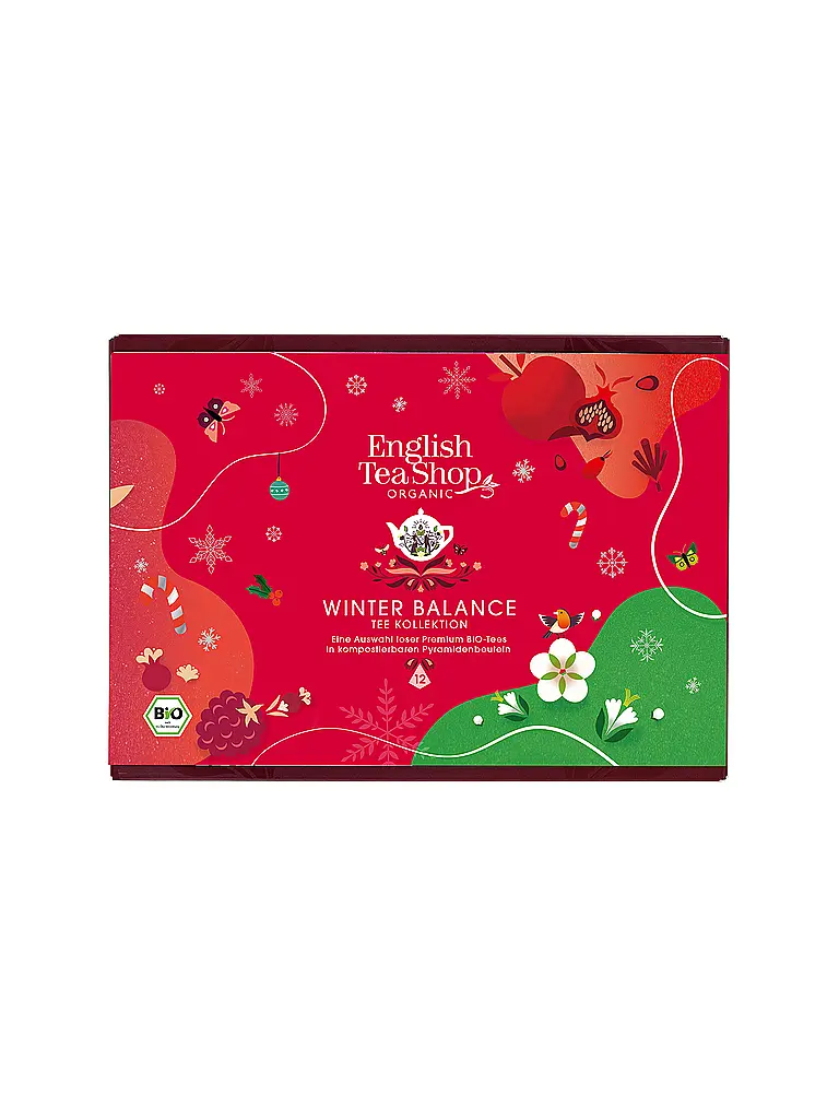 ENGLISH TEA SHOP | Tè invernale 12 bustine Winter Balance Rosso | Rosso