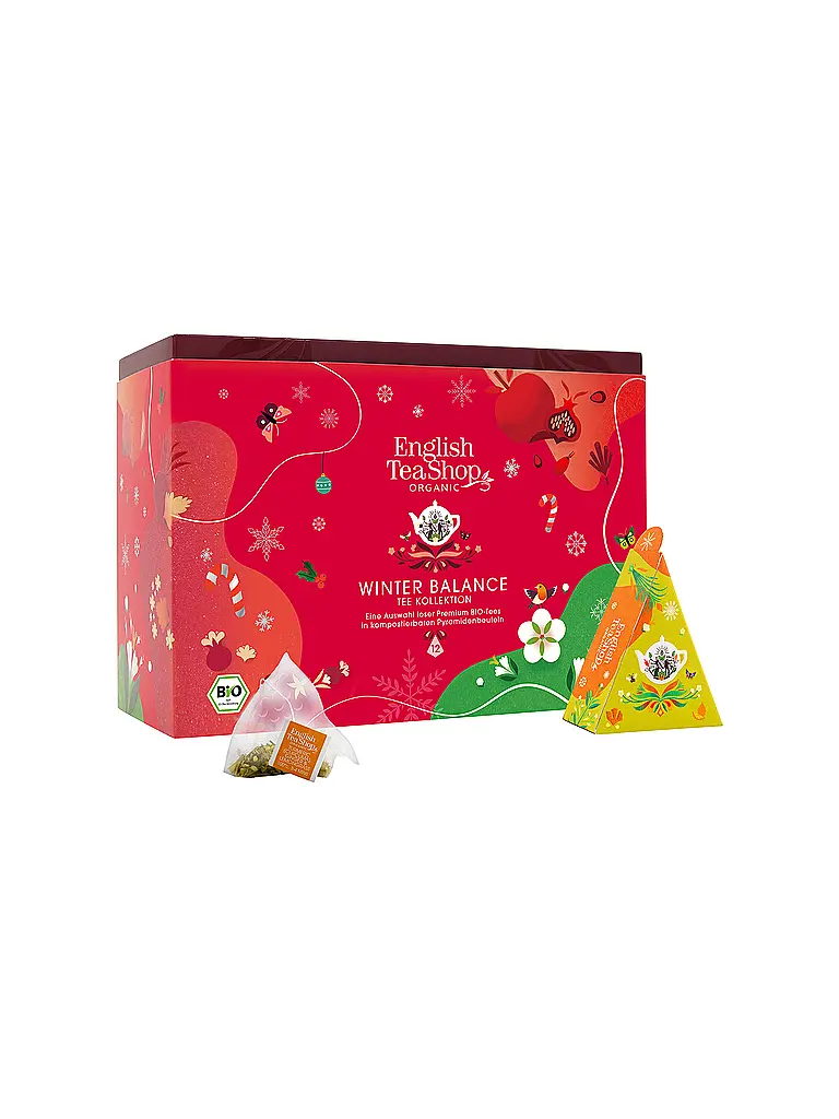 ENGLISH TEA SHOP | Tè invernale 12 bustine Winter Balance Rosso | 