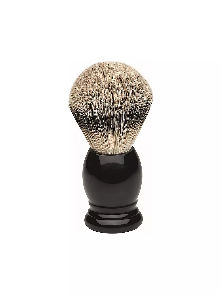 ERBE | Pennello da barba Silberspitz (misura M - manico in resina pregiata) | Marrone