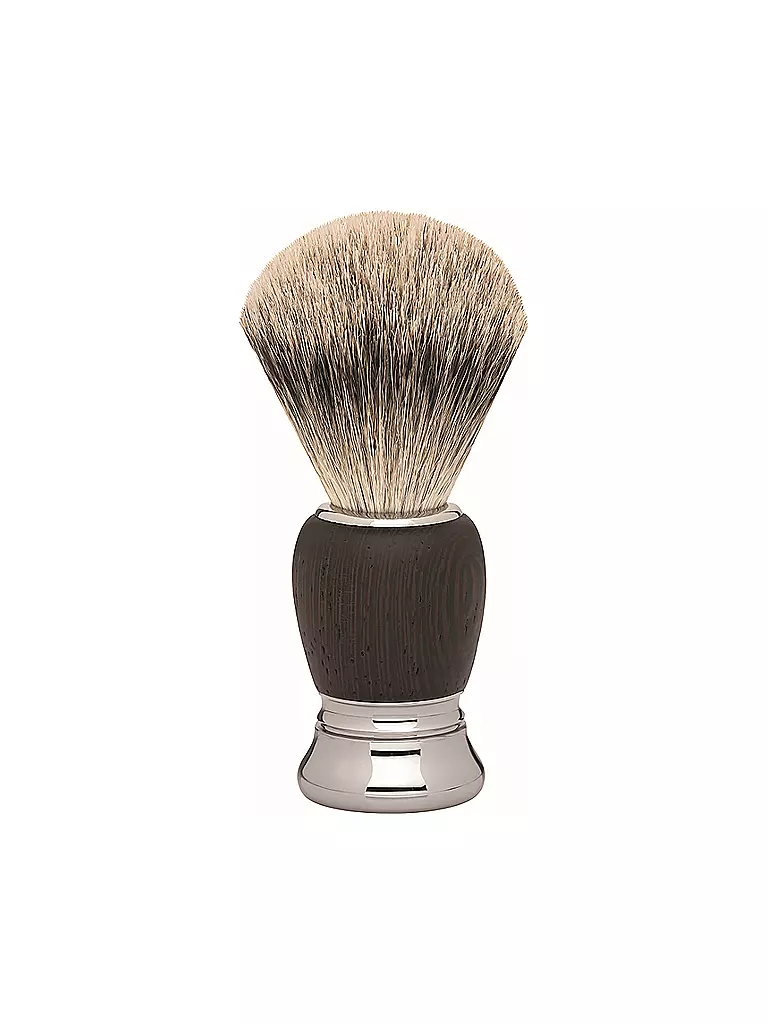 ERBE | Pennello da barba Silberspitz Serie "Milano" (legno di wengé) | Marrone