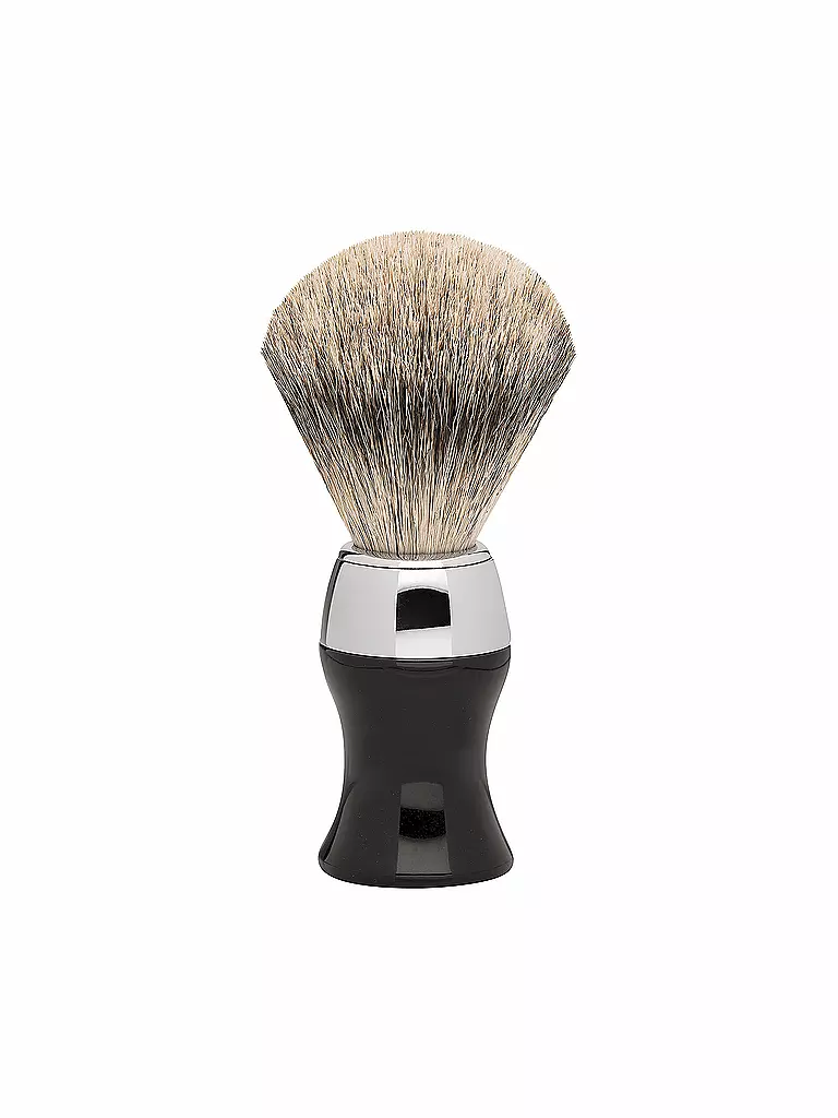 ERBE | Pennello da barba Silberspitz Serie "Vienna" (Resina pregiata) | Marrone