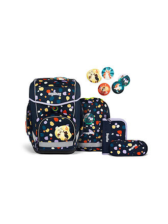 ERGOBAG | Set di zaini scolastici da 5 pezzi CUBO - Caverna d'ambra