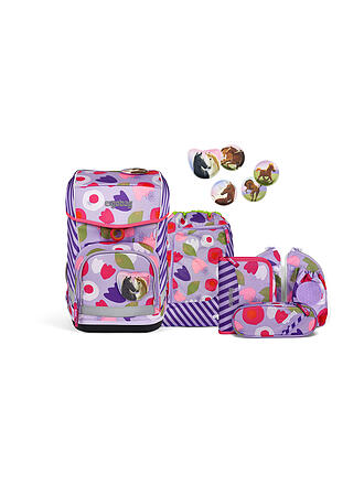 ERGOBAG | Set di zaini scolastici 6 pz. CUBO Light - BlütenzauBär