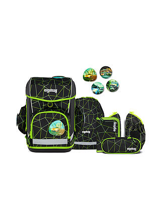 ERGOBAG | Set di zaino scolastico 5 pz. CUBO LIGHT CyBär Race